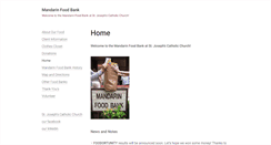Desktop Screenshot of mandarinfoodbank.org